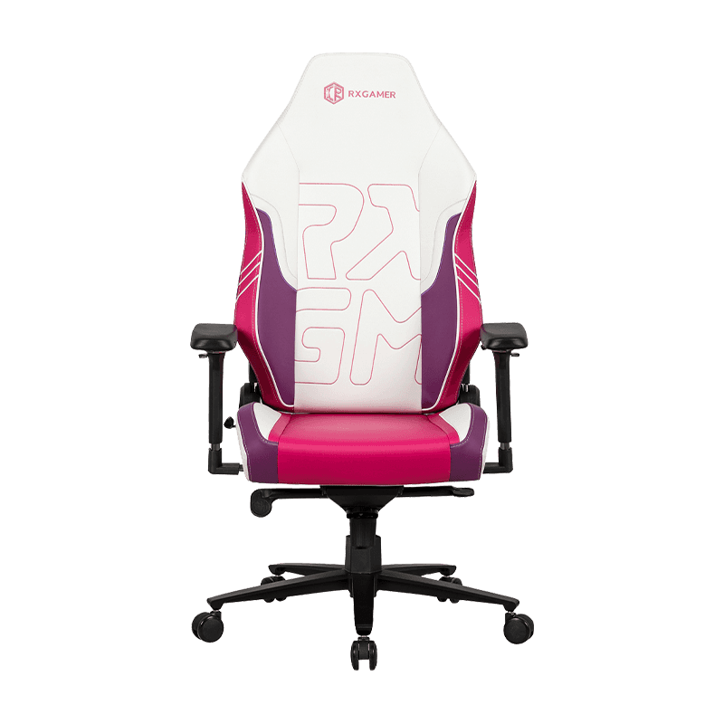 Ergonomic et taciturnum rotae consilium perfecte componunt Mute Rota Lumborum Dual Adjustable Ergonomic Swivel Computer Gaming Cathedra sartor factus ad ludum fanaticus