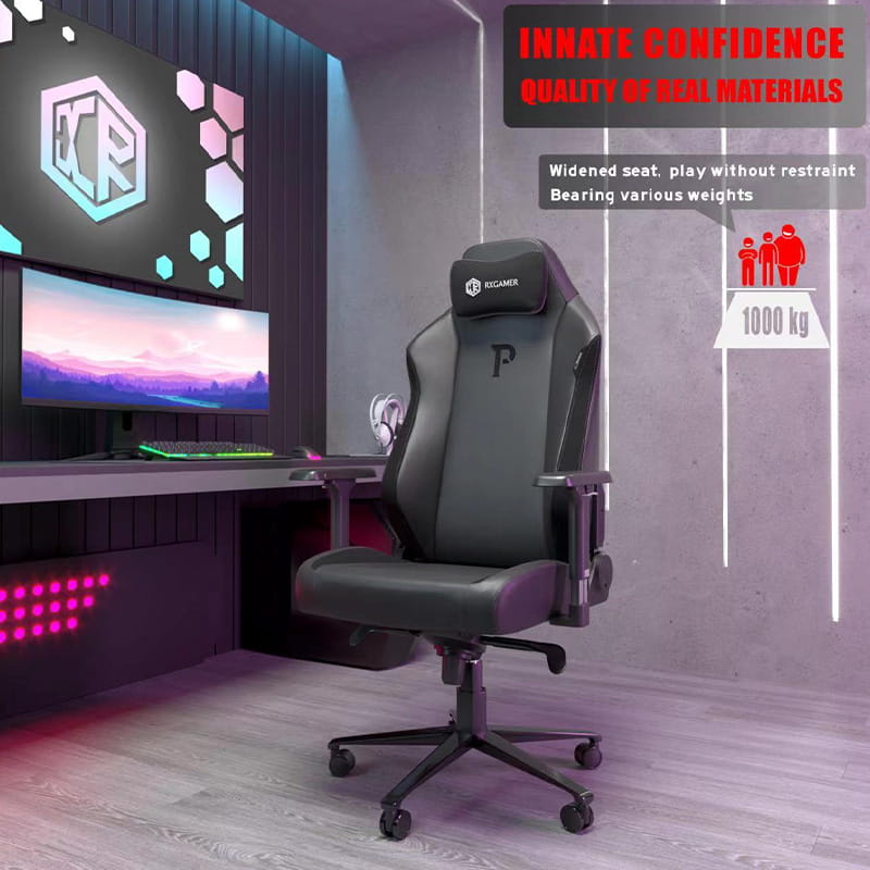 Cur sedere Height Adjustable Swivel Leather Gaming Cathedra auxilium histriones tenent optimum sedentem staturam?