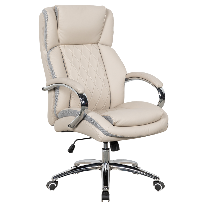 RXGAMER RX-9106 Gris Cat-Scratch Leather Levis-Tilt Office Cathedra