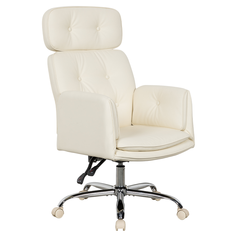 RXGAMER RX-9130 Cream-Tone Multi-Angle recubans Silens-Glide officium Cathedra